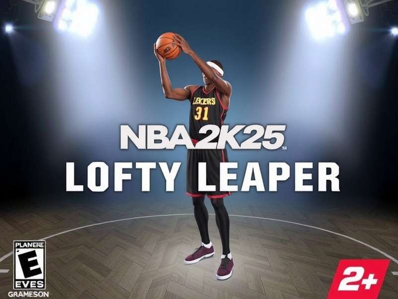 NBA 2K25 Lofty Leaper Official Cover Art NBA 2K25 Lofty Leaper Game Cover